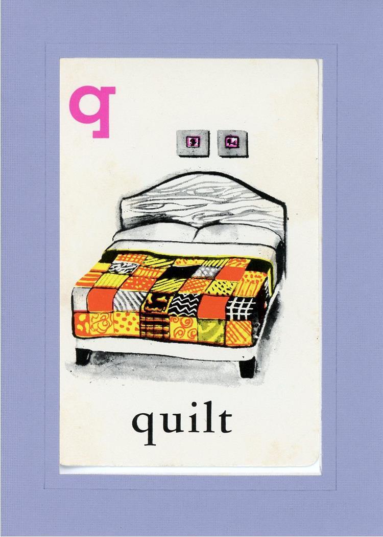 Q is for Quilt-Alphabet Soup-Plymouth Cards