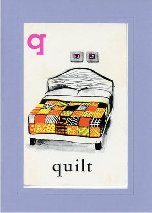 Q is for Quilt-Alphabet Soup-Plymouth Cards