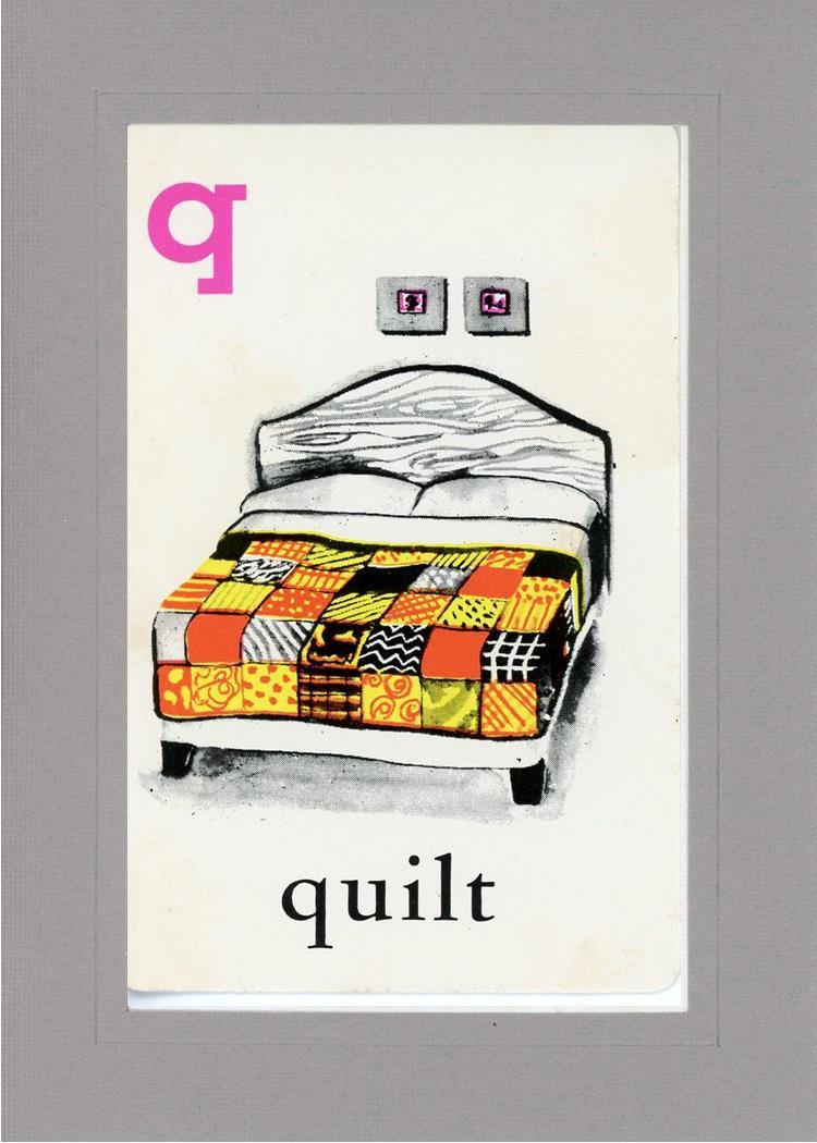 Q is for Quilt-Alphabet Soup-Plymouth Cards