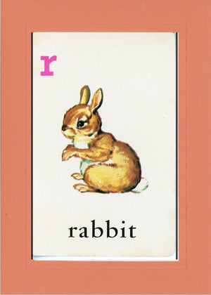 R is for Rabbit-Alphabet Soup-Plymouth Cards