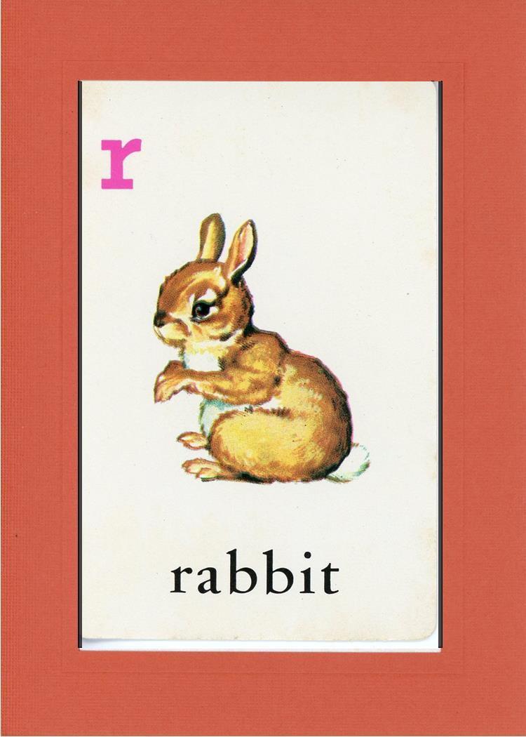 R is for Rabbit - Plymouth Cards