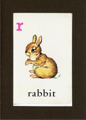 R is for Rabbit-Alphabet Soup-Plymouth Cards