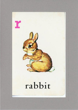 R is for Rabbit-Alphabet Soup-Plymouth Cards