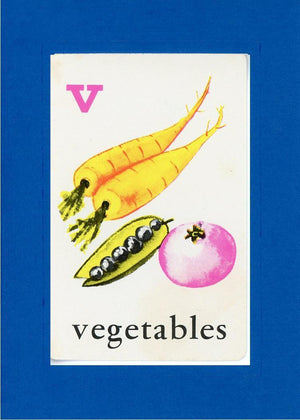 V is for Vegetables-Alphabet Soup-Plymouth Cards