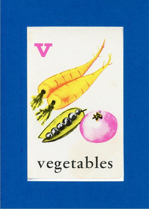 V is for Vegetables-Alphabet Soup-Plymouth Cards