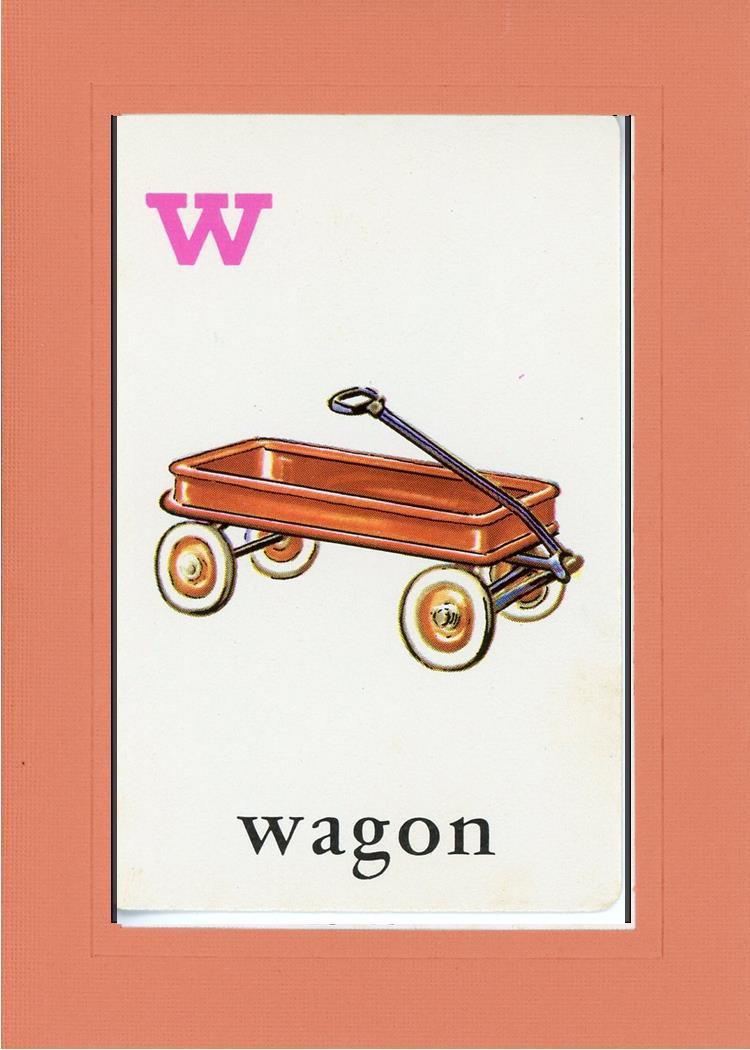 W is for Wagon-Alphabet Soup-Plymouth Cards