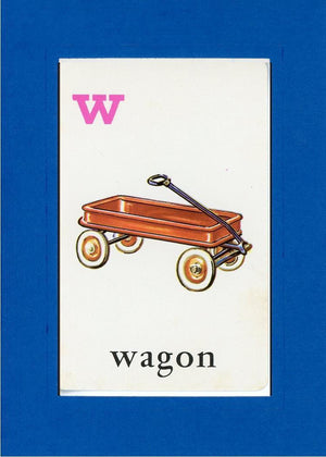 W is for Wagon-Alphabet Soup-Plymouth Cards