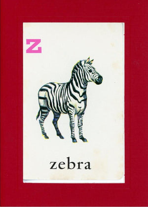 Z is for Zebra-Alphabet Soup-Plymouth Cards