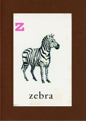 Z is for Zebra-Alphabet Soup-Plymouth Cards